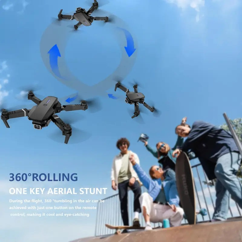 Drone Con Telecamera 1080P Per Principianti E Bambini – Mini Quadricottero RC Pieghevole Con Mantenimento Quota, 3D Flip, Decollo/Atterraggio Con Un Tasto – Regalo Con Borsa Di Trasporto - 2