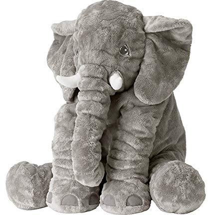 GrowRight Super Soft Stuffed 24 Inch Floppy Elephant Plush Toy Animal