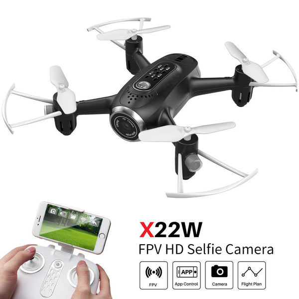 MWGEARS MX22W RC Drone FPV Quad Copter with HD Camera Nano WiFi Pocket Drone