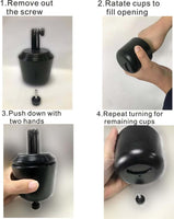 Universal Cup Holder Phone Mount Cradle for Car, Compatible with iPhone, Samsung, Other Cell Phones