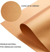Copper Grill Mats for Outdoor Grill -Set of 6 Nonstick BBQ Grill Mat 15.75 x 13", Reusable & Heavy Duty Under Grill Mat, Easy to Clean