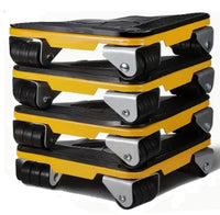4pcs Heavy Duty Moving Tool Set with Wheels Corner Furniture Dolly - Ideal for Refrigerators, Beds & Large Objects -