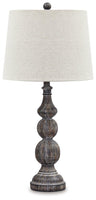 BoboMoMo Farmhouse Table Lamp Set of 2, USB Port