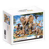 Jigsaw Puzzles 4-in-1 Multi-Pack 1000 Piece Puzzle Pack for Adults - Animal World, Space Traveler, Amalfi Coast, Santorini Island 1000 Piece Jigsaw Puzzles for Adults