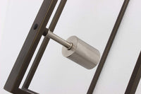 Mega Lighting 4-Light Island Pendant, Aged Bronze with Brushed Nickel Accents