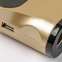 MWGears 12V 3-Socket Cigarette Lighter Sockets with Dual USB