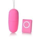 Wireless MP3 Style Remote Controlled Vibrating Egg - Pink