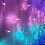 LED String Curtain Lights, Mermaid Colors