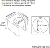 Handheld Shower Head Holder, Angle Simple Brass Shower