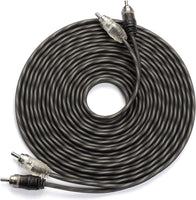 Carwires 2-Channel Twisted-Pair Car Audio Cable (4 Feet / 1.21 Meters) 2RCA Male to 2RCA Male Stereo Interconnects. Great for Car Audio Installations (AC2000-04)