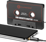 Carwires MJ200C – Premium Car Audio Cassette Adapter with 1M / 3.28FT Audio Cable