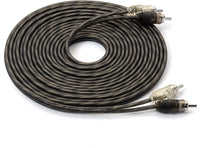 Carwires 2-Channel Twisted-Pair Car Audio Cable (4 Feet / 1.21 Meters) 2RCA Male to 2RCA Male Stereo Interconnects. Great for Car Audio Installations (AC2000-04)