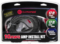 Carwires 10-AWG Car Amplifier Wiring Kit (ATC Fuse Holder with 25A Fuse) True Spec, Soft Touch Cable. Great for Car Audio Amp Installations (AIK-PS1000)