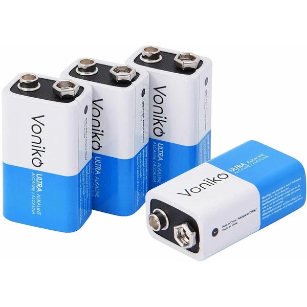 VONIKO Ultra Alkaline 9V Batteries , 7 Year Shelf Life, Leakproof
