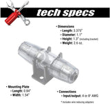 Carwires IFH-ANL - In-Line ANL Fuse Holder with 250-amp Fused