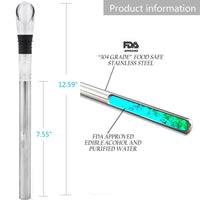 Fairbridge Wine Chiller Rod 3-in-1 18/8 Stainless Steel Wine Cooler Aerator and Pourer Decanter