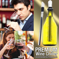 Fairbridge Wine Chiller Rod 3-in-1 18/8 Stainless Steel Wine Cooler Aerator and Pourer Decanter