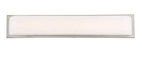 Mega Lighting Vanity Wall Lamp Brushed Nickel / Acrylic (1) 26W LED Panel
