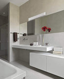 Mega Lighting Vanity Wall Lamp Brushed Nickel / Acrylic (1) 26W LED Panel