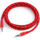 Carwires Mini-Jack Audio Cable 4 feet  (4 Color Options)
