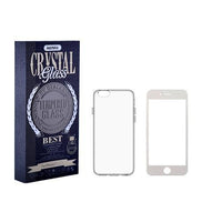 Crystal Set of Case and Tempered Glass for iPhone 7 / iPhone 7 Plus / iPhone 8 / iPhone 8 Plus
