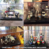 Wow It Is Cool Acrylic Display Case/Box Show Case for Lego Minifigure with 3 Steps
