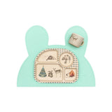 GrowRight Kid Safe Silicone Rabbit Table Place Mat