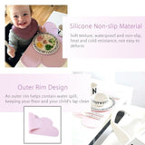 GrowRight Kid Safe Silicone Cloud Table Place Mat