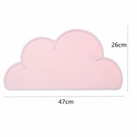 GrowRight Kid Safe Silicone Cloud Table Place Mat