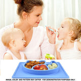 GrowRight Kid Safe Silicone Monkey Table Place Mat