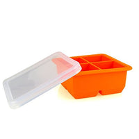 Giant Party Size Silicon Ice Tray and Food Saver 2" Cubes
