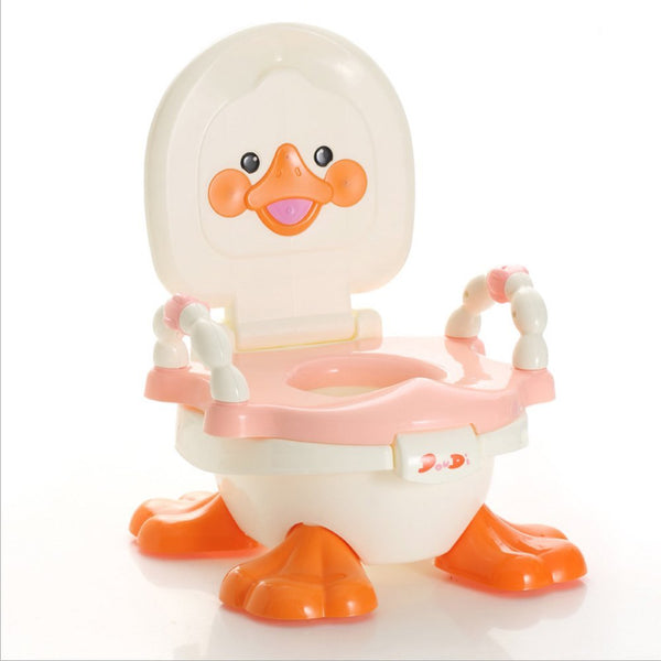 GrowRight 2-in-1 Duck Baby Chair Training Seat with Cover