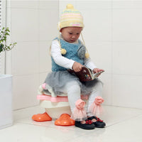 GrowRight 2-in-1 Duck Baby Chair Training Seat with Cover