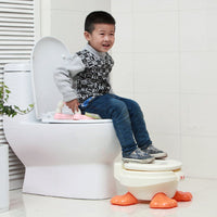 GrowRight 2-in-1 Duck Baby Chair Training Seat with Cover