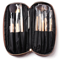 Urban Escape 8-Piece Professional Cosmetic Makeup Brushes Kit with Travel Pouch