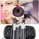 Urban Escape 10-Piece Professional Cosmetic Makeup Brushes Kit with Travel Pouch