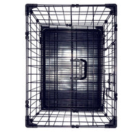 Paw Essentials 24" Reinforced Folding Metal Dog Crate w/ Divider