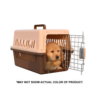 Paw Essentials 19" Pet Dog Cat Aviation Airline Travel Cage / Pet Carrier (Coffee)