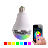 MWGEARS A108-LED 6w LED Bluetooth Smart LED Light Bulb w/ 3w Speaker