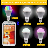 MWGEARS LS001 5 Watt Bluetooth Smart Multi-Color LED Light Bulb - Smartphone Controlled