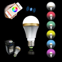 MWGEARS LS001 5 Watt Bluetooth Smart Multi-Color LED Light Bulb - Smartphone Controlled