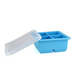 Giant Party Size Silicon Ice Tray and Food Saver 2" Cubes