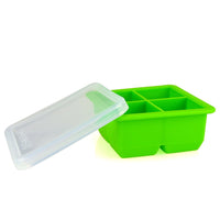 Giant Party Size Silicon Ice Tray and Food Saver 2" Cubes