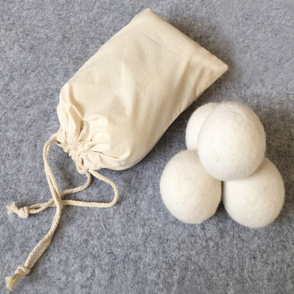Green Earth Wool Dryer Balls by Smart Sheep 6-Pack XL (3")