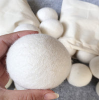 Green Earth Wool Dryer Balls by Smart Sheep 6-Pack XL (3")