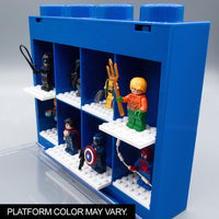 MWGears Acrylic Display Case / Box Show Case for Lego Minifigure (8-body storage)