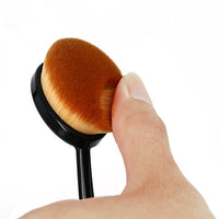 Urban Escape 10-Piece Soft Oval Toothbrush Makeup Brush Set Foundation Brushes