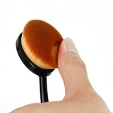 Urban Escape 10-Piece Soft Oval Toothbrush Makeup Brush Set Foundation Brushes