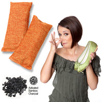 Green Earth Natural Bamboo Charcoal Air Purifying Bags, 2-Pack  (4 Color Options)