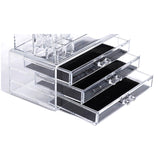 Urban Escape 3-Drawer Acrylic Makeup Organizer Cosmetic Organizer